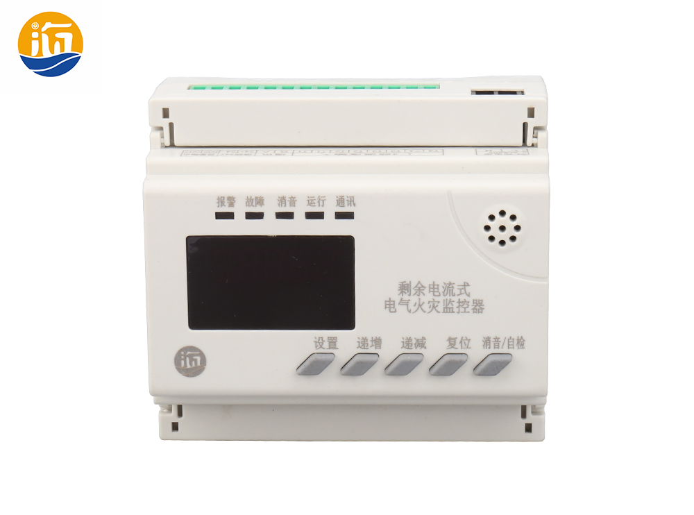 導軌安裝式電氣火災監控16路漏電4路溫度